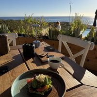 A few breakfast options   at The White Lodge in San Jose Del Cabo