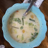 Coconut tom kha tofu soup  at Ayara Thai Street Cafe in St Augustine