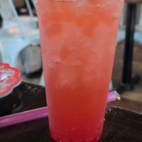 Strawberry boba at Ayara Thai Street Cafe in St Augustine