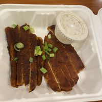 BBQ Chick’n strips  at Green Leaf in Framingham