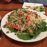 Sesame and cilantro rice vermicelli salad. I will be ordering this again  at Green Leaf in Framingham