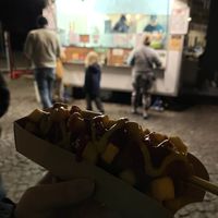 Veganer Corndog am Foodtruck  at Basasak Korean Corndog  in Leipzig
