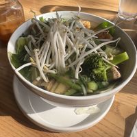 Veggie pho  at Mona's Super Noodle in Baltimore