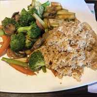 Hibachi vegetables  at Genki in Cary