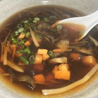 Hot and sour soup   at The Bōl in Hollywood