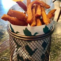 Sweet potato fries  at The Duck Hook in Dubai