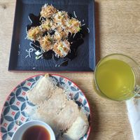 Lunch menu (vegan) at Japanischer MIttagstisch in Basel