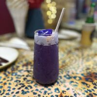Blue pea  at Cafe 69 in Koh Samui