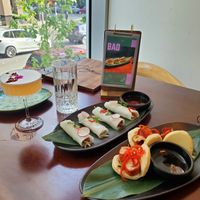 Rose lover - prettiest drink and apps! at Chay Concept in Bellevue