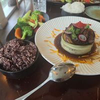 Eggplant dish at Chay Concept in Bellevue