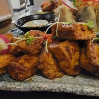 Crispy garlic tofu was tight, but I wish I'd have ordered a side of rice at Chay Concept in Bellevue