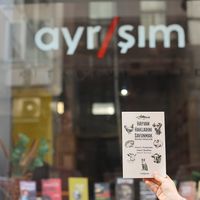  at Ayrışım Kitabevi Kafe in Istanbul