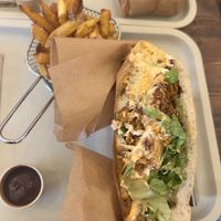 Kebab avec le délicieux seitan  at KVB in Montpellier