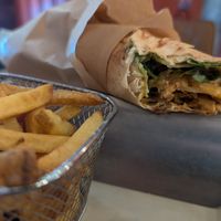 kevab galette sauce blanche et forte. TOP at KVB in Montpellier