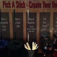 veggie allergy stick at Big Chow Grill in Atlanta