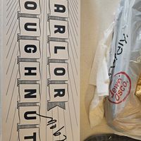 Vegan marked at Parlor Doughnuts in Bolingbrook