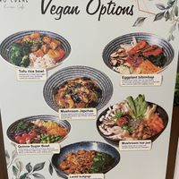 Vegan Menu  at Two Cranes in Central Singapore