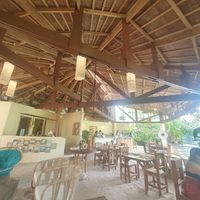 . at Prana Garden Restaurant in Siargao