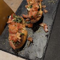 Bruschette al pomodoro at Restaurante da Marty & Davide in Fuerteventura