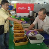 Buffé at Central Market - Vegetarian Stall in Sandakan