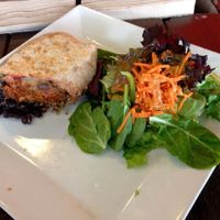 soy chorizo 'insane mex' wrap! at Choices Cafe in Miami