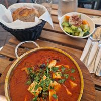 Shakshuka at Alma Cafe in Tel Aviv