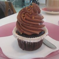 Chocolate cupcake (vegan) at CupCakes Wien in Vienna