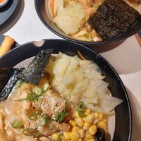 Vegan Ramen bowls, tasted very good at Tiger Ramen Bodø in Bodo