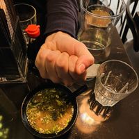 Fist of miso POWERRRRR!!!!!!!  at Dragon Sushi in Gothenburg