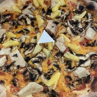 Vegan Capricciosa + pineapple  at Pizza di Praga in Prague
