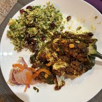 Roasted poblano and Brussels sprouts salad   at Go Smart Superfoods - Pre Order Only in Columbus