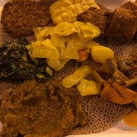 Vegan sampler at DAS Ethiopian in Washington