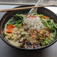 Avocado ramen at GEN-STYLE in Tokyo
