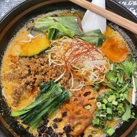 Tantanmen ramen. The flavors were wonderful!!  at GEN-STYLE in Tokyo