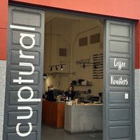 Entrancee  at Cuptural Coffee in Gran Canaria