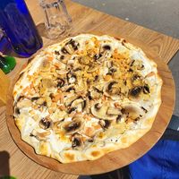 La vegan at L'Alsacien Lyon - Bar à Flammekueche in Lyon