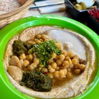 Classic hummus plate at Dr Hummus in Berlin