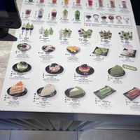 Overview of the menu and all available options  at Shodai Matcha in Vienna