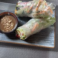 Veg spring rolls  at Onkel Ha Vegan in Muelheim-kaerlich