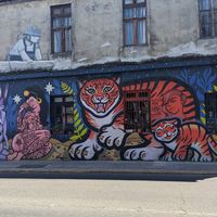 Exterior at Mixta Cafe in Santiago