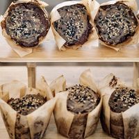 Chocolate tahini muffins  at UCO Bakery - Portals  in Mallorca