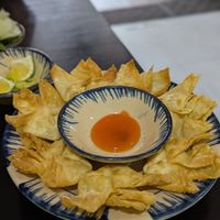 Fried wontons  at Mộc Lam An Vegan in Hoi An
