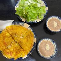 Vietnamese pancake at Mộc Lam An Vegan in Hoi An