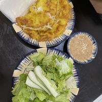 Sehr leckere und crispy Pancakes   at Mộc Lam An Vegan in Hoi An