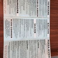 Menu at Seaview Tavern in Woolgoolga