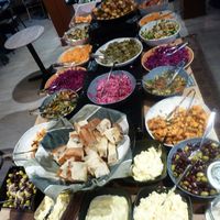 Other view on the salad bar at Segreto in Helsinki