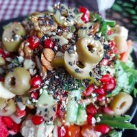 Queens salad at Rama Cafe in Rishikesh