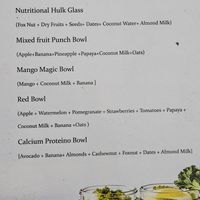 Menu at Rama Cafe in Rishikesh