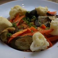 Cereals and beans (Vegan). at Cafe Pinson - Poissonniere in Paris