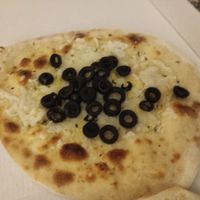 Garlic and olives bread at  Solo Pizza in Maia